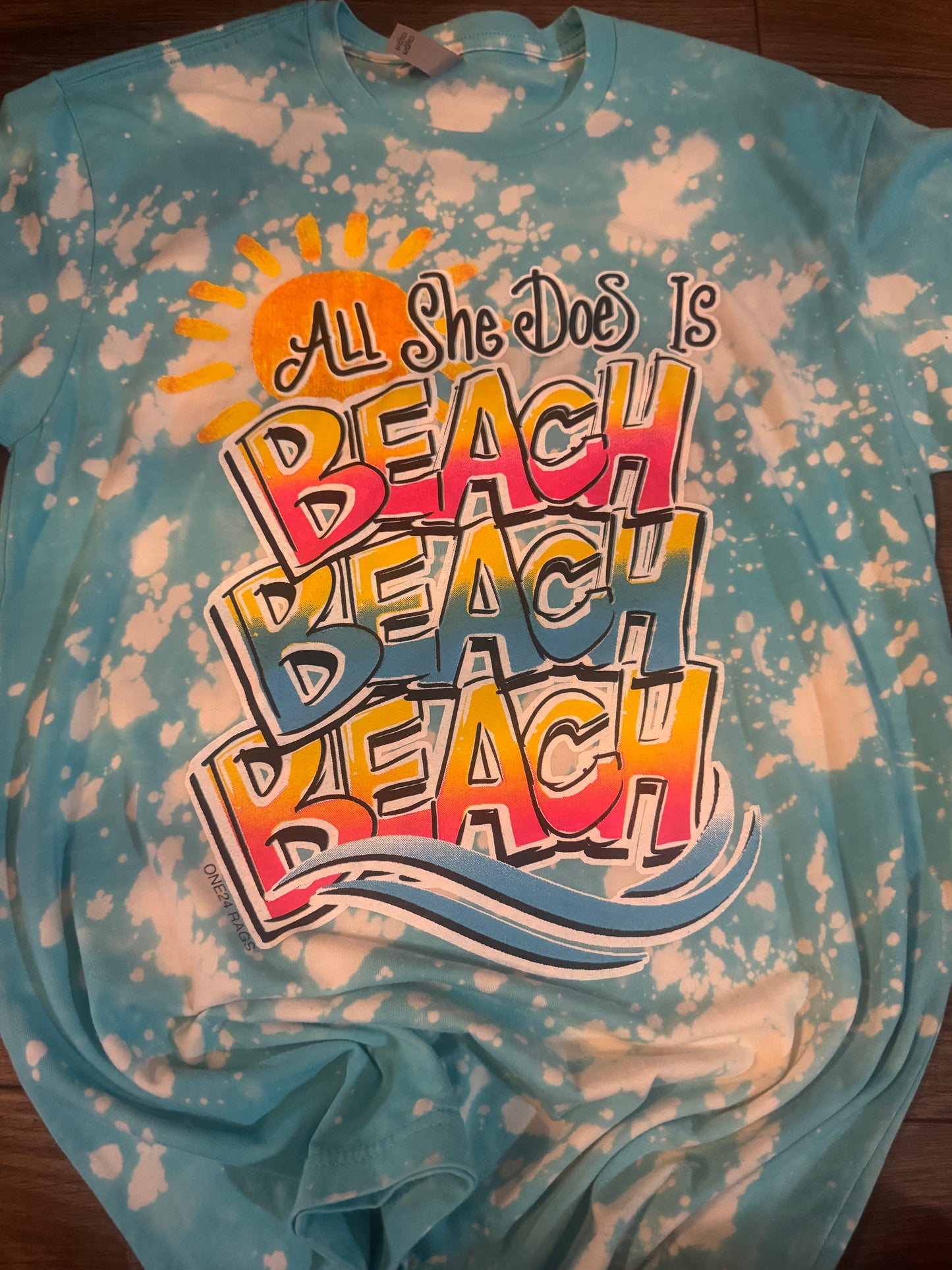 All She does is Beach Beach Beach - medium