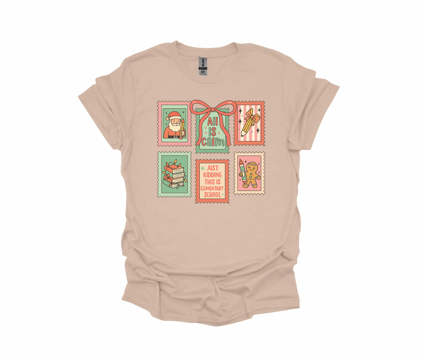 Elementary Christmas tee
