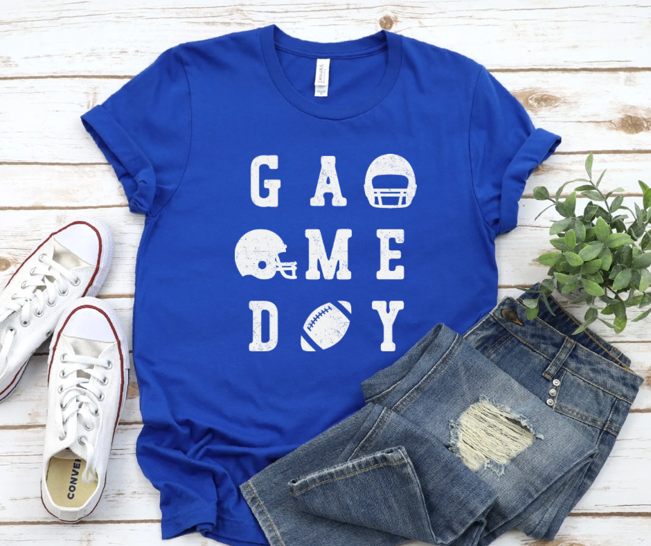 Game Day Football Blue