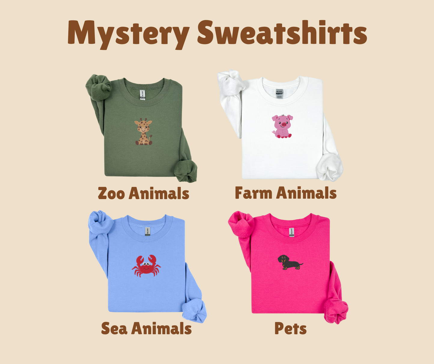 Mystery Animal Crewneck