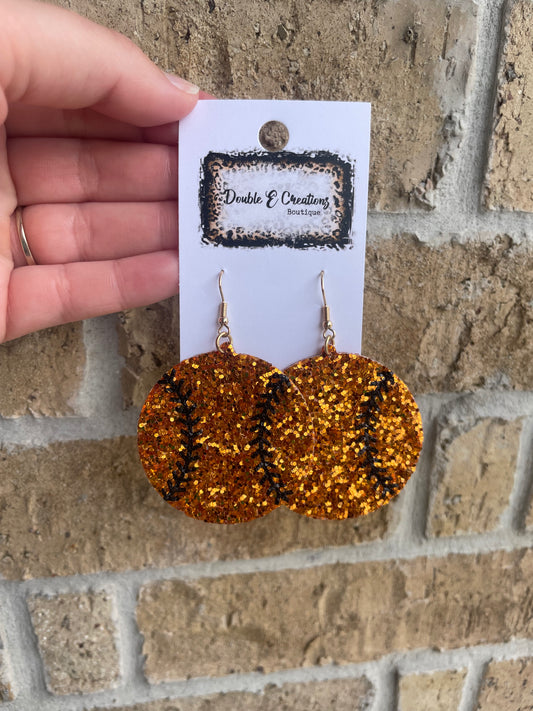 Glitter Baseballs