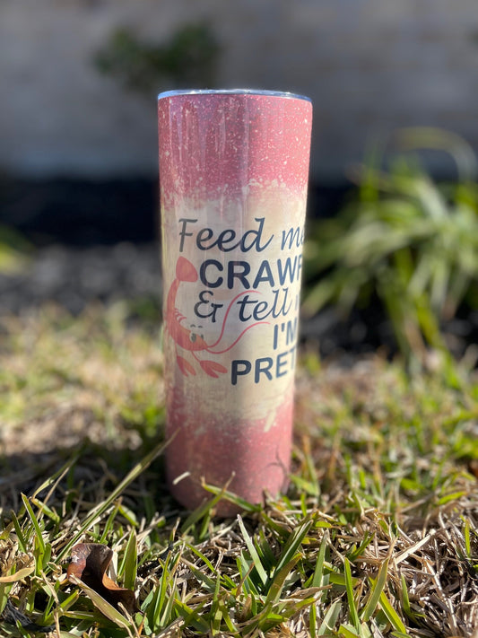Feed Me Crawfish Tumbler