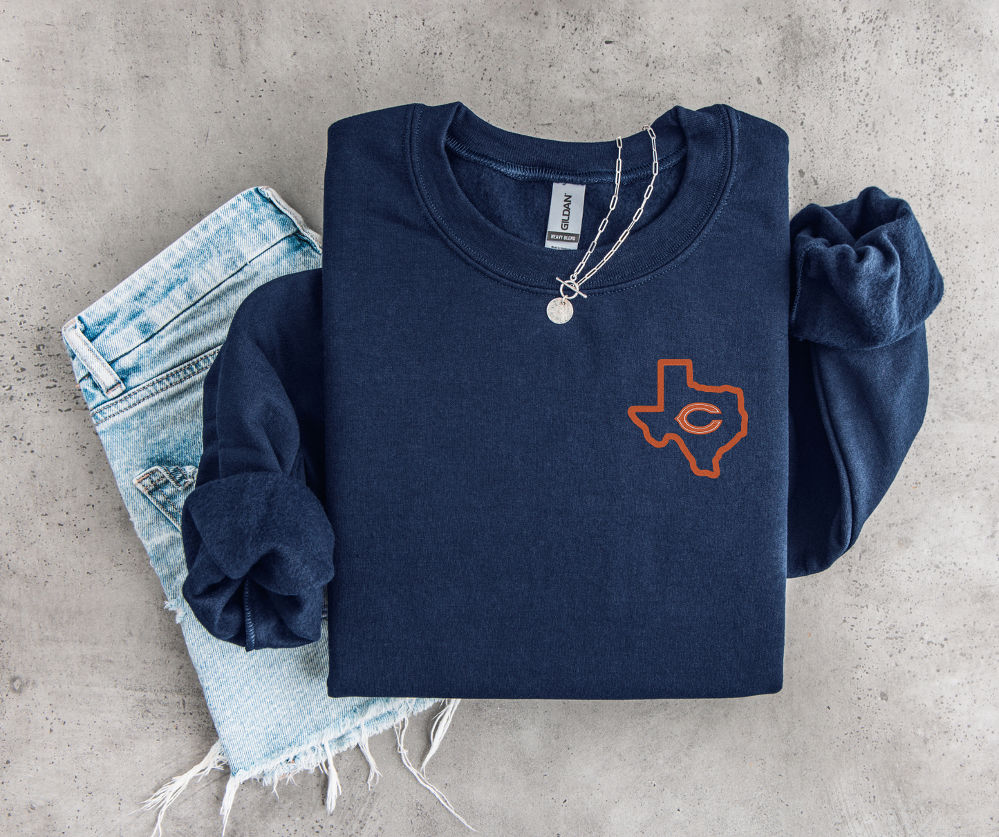 Embroidered Texas C Sweatshirts