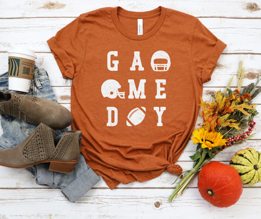 Game Day Football Orange