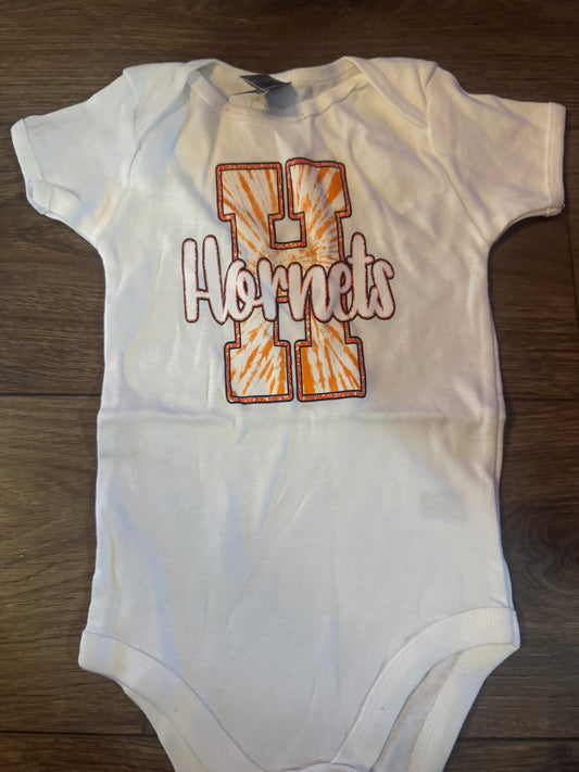 Hornet Tie Dye Onesie