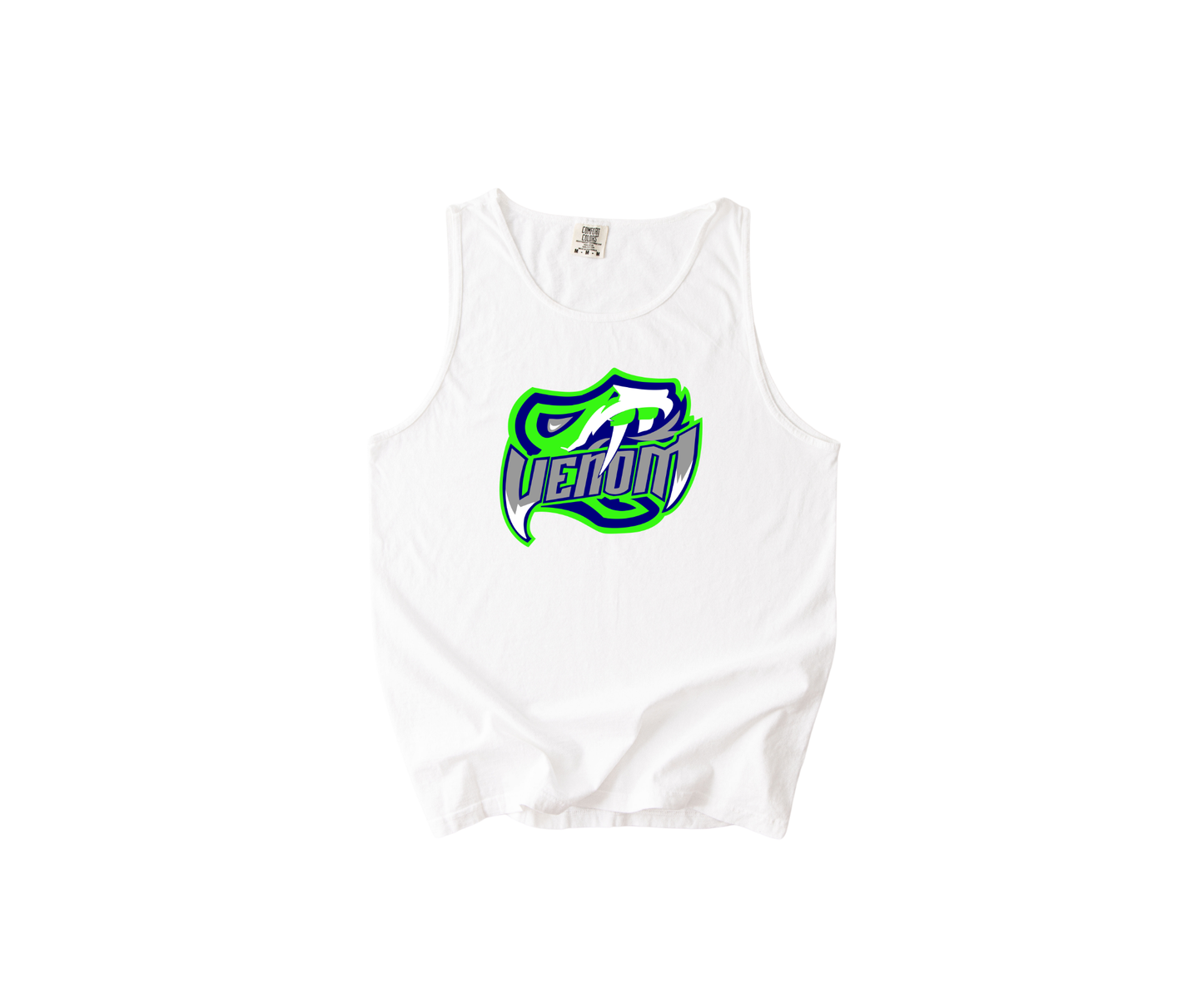 Snake Head Venom White Tank