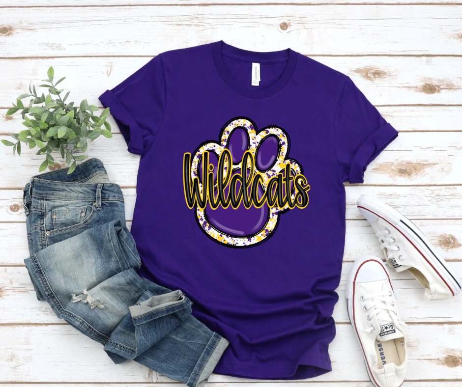 Wildcats Paw Print