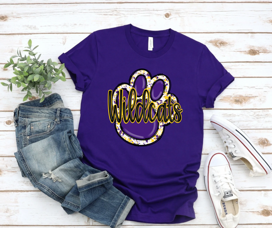 Wildcats Paw Print