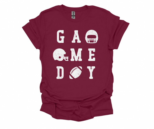 Game Day Football Maroon