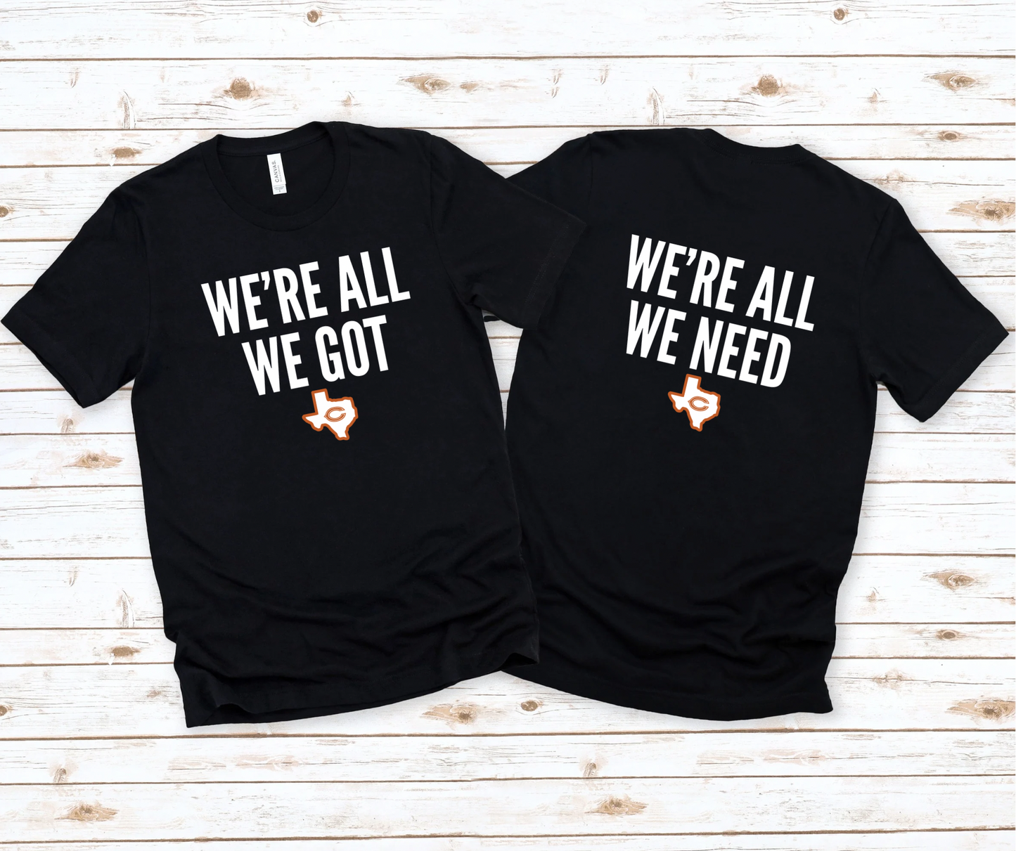 We're all we got