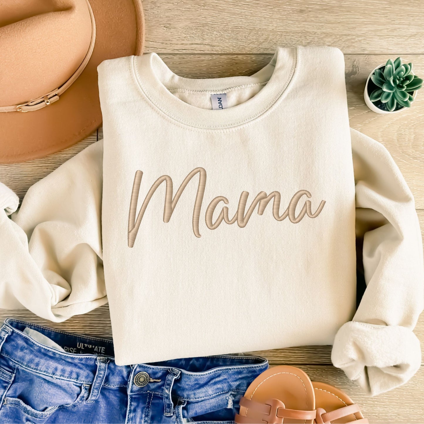 Sand Sweatshirt with custom name