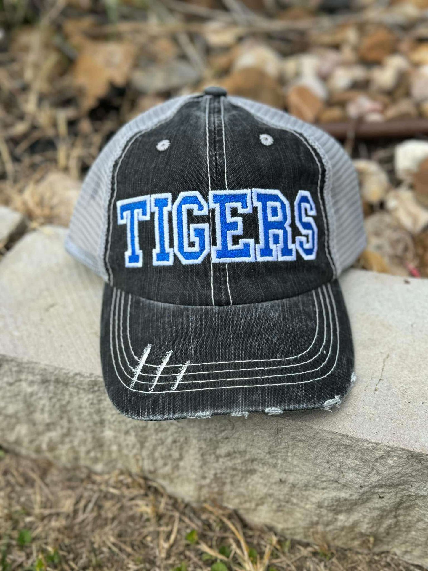 Glitter Tigers Ponytail Cap