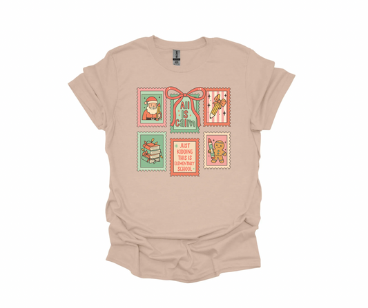 Elementary Christmas tee