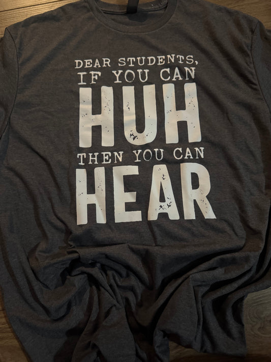 If you can huh you can hear - large