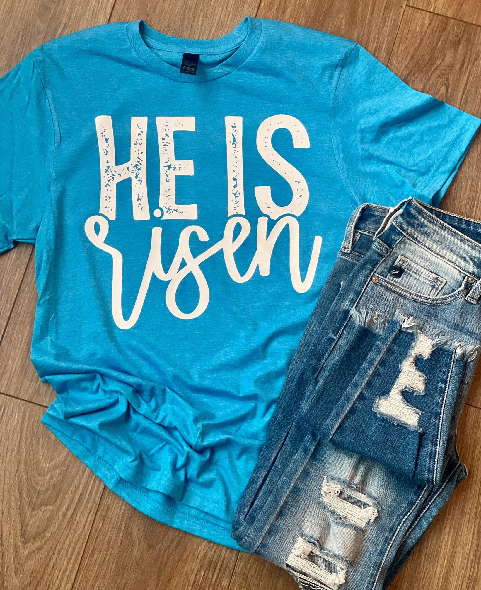 He is risen, Easter, God, tshirt, t-shirt, Easter tee, Easter shirt