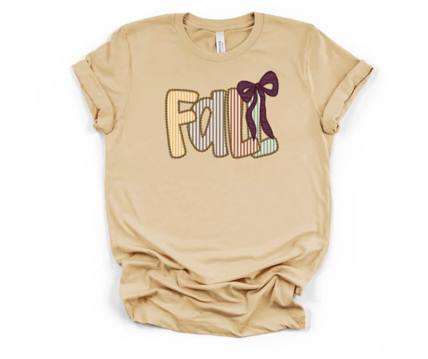 Fall with bow Tee