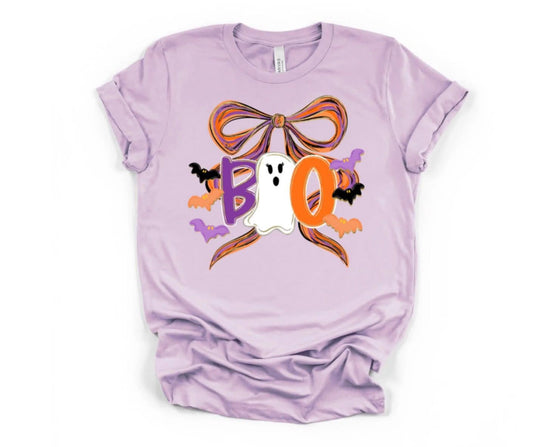 Purple BOO Bats & Bow