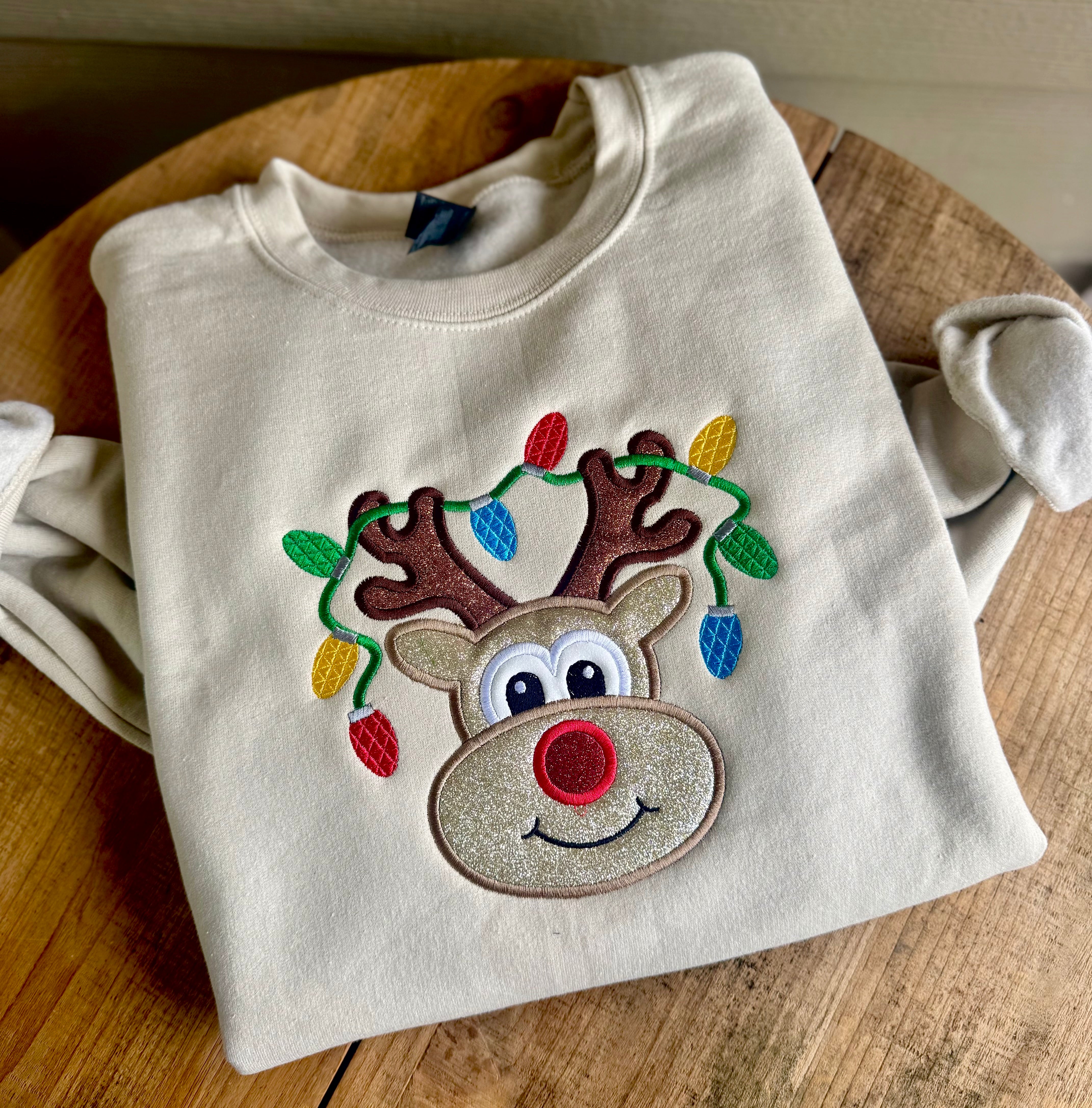 Glitter Rudolph – Double E Creations