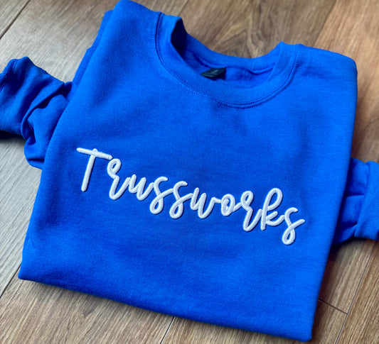3D Puff Script Sweatshirt