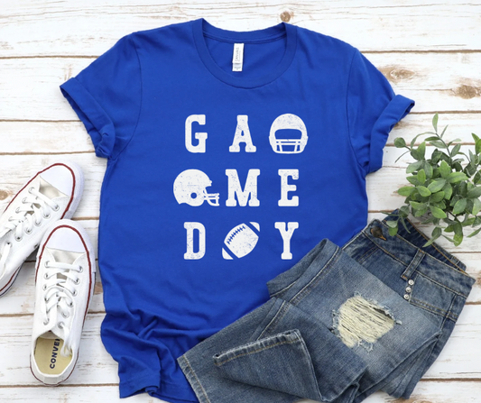 Game Day Football Blue