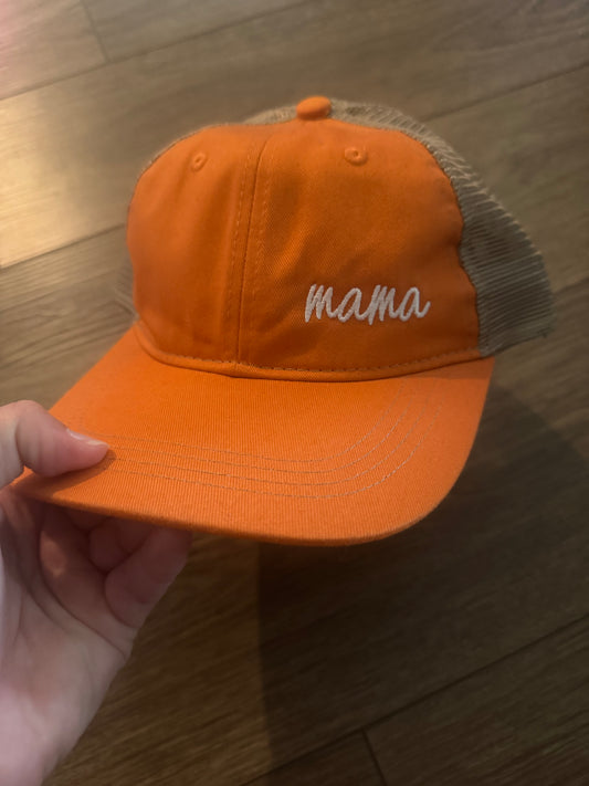 Texas Orange Mama Cap