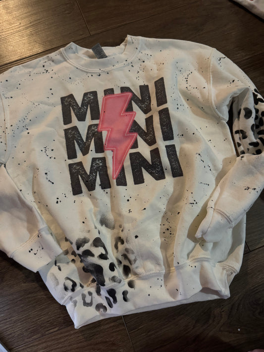 Youth Mini Crewneck with Splatters