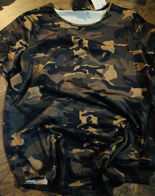 Camo Top XL