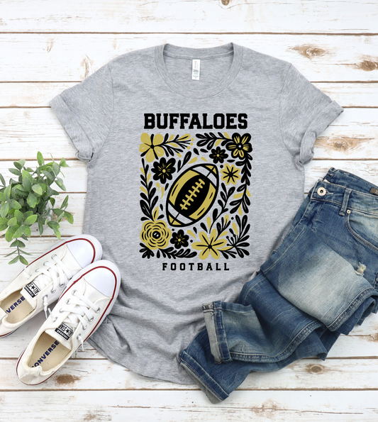 Buffaloes Floral Football