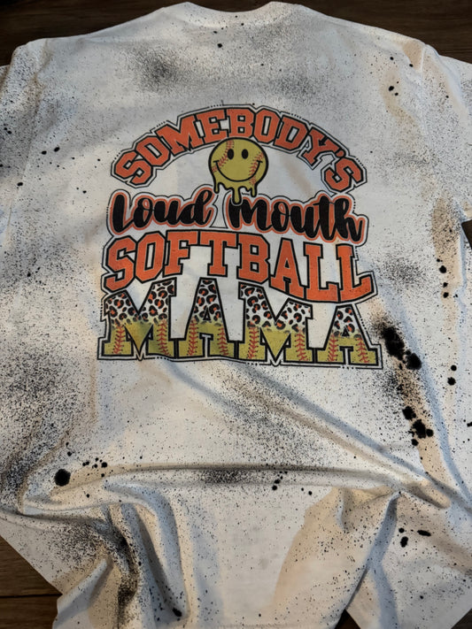Loud Mouth Softball Mama - medium