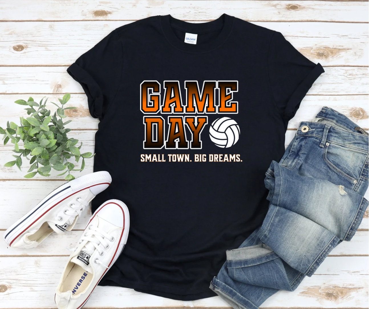 VBall Game Day Small Town Big Dreams