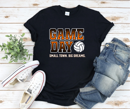 VBall Game Day Small Town Big Dreams
