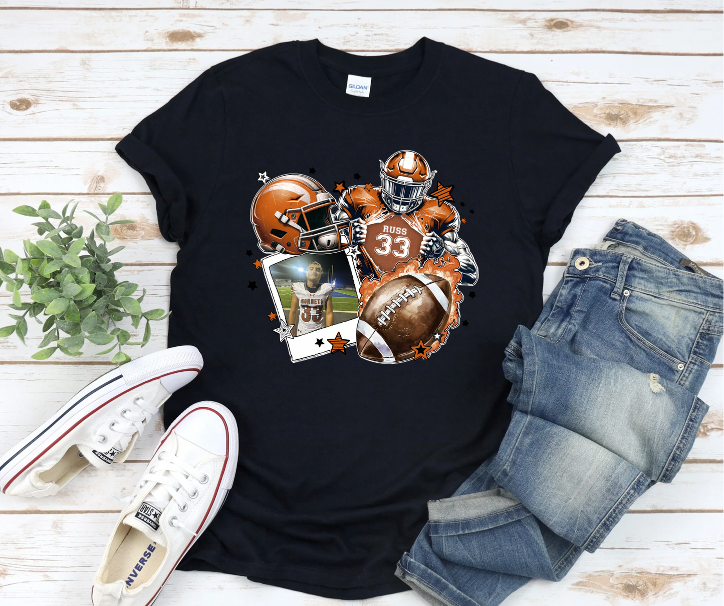 Custom Photo Football Shirt