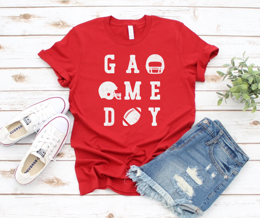 Game Day Football Red
