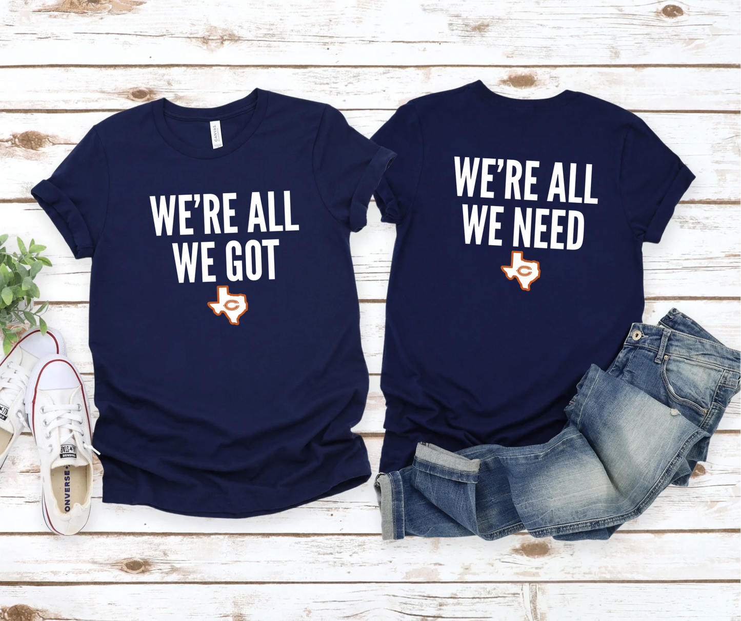 We're all we got