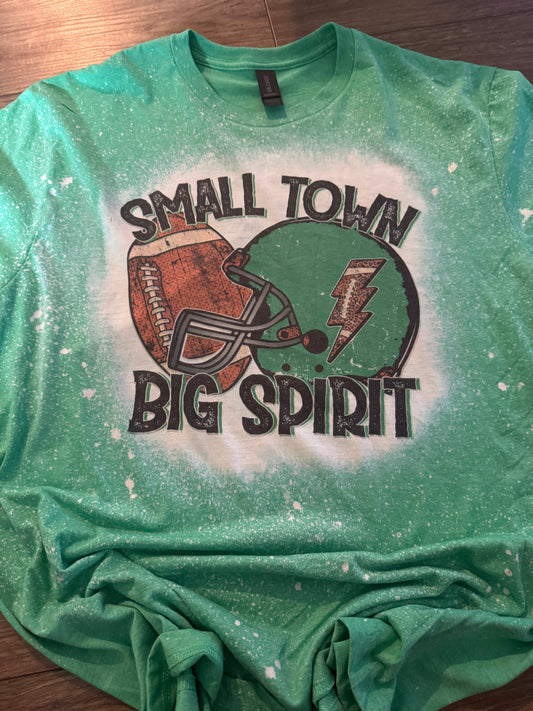 Small Town Big Spirit Green Large