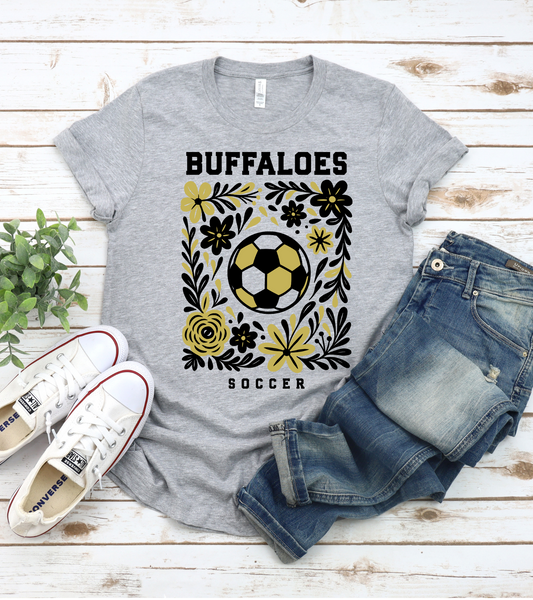 Buffaloes Floral Soccer