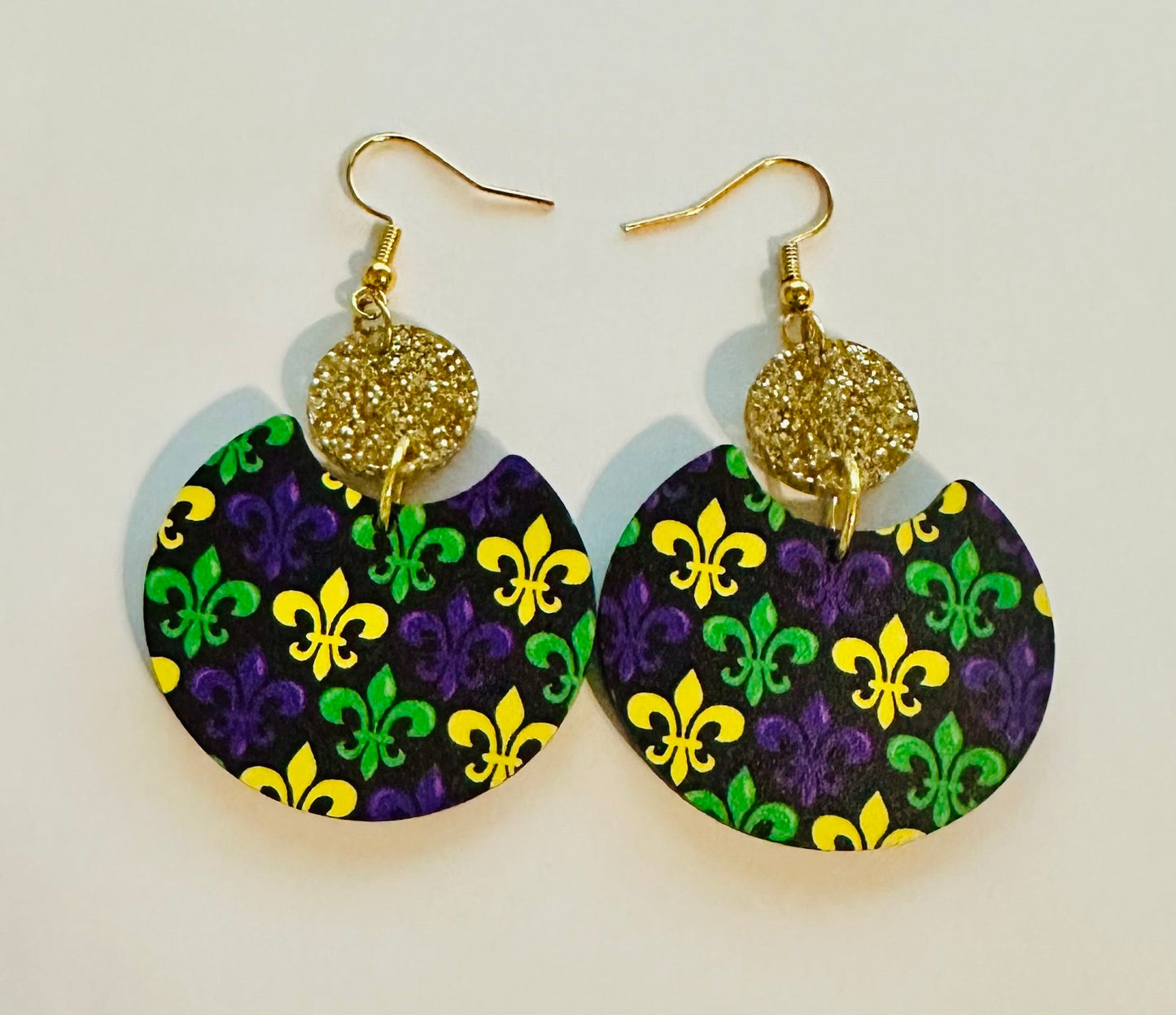 Mardi Gras Candice Earring