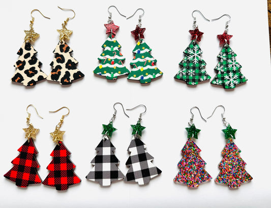 Christmas Tree Earrings