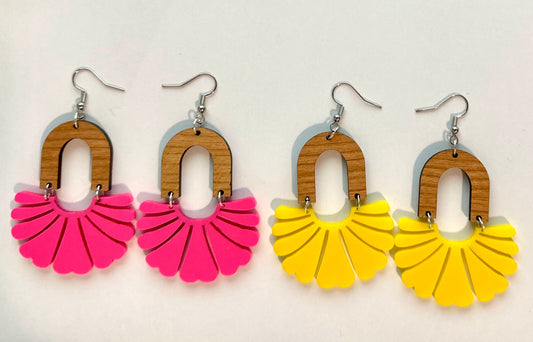 Spring Floral Dangles