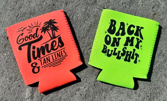 Glow in the Dark Can Koozies