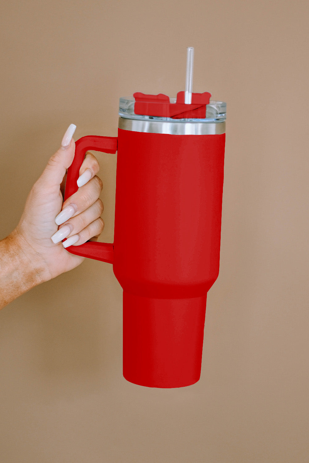Fiery Red 304 Stainless Steel Double Insulated Cup 40oz