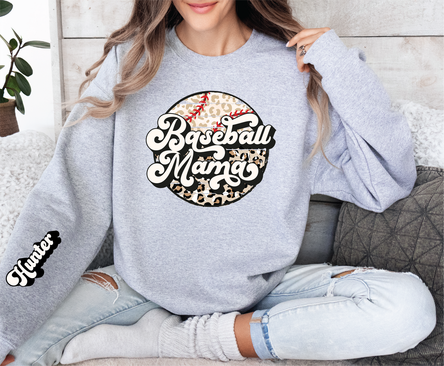 Softball/Baseball Mama Sweatshirt