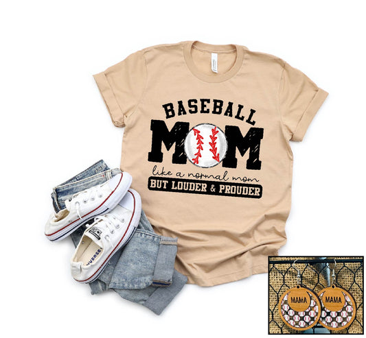 Baseball Mom- Louder & Prouder