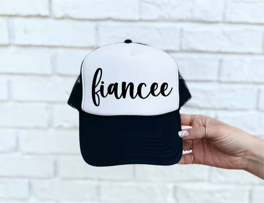 Fiancee DTF Printed Trucker Hat