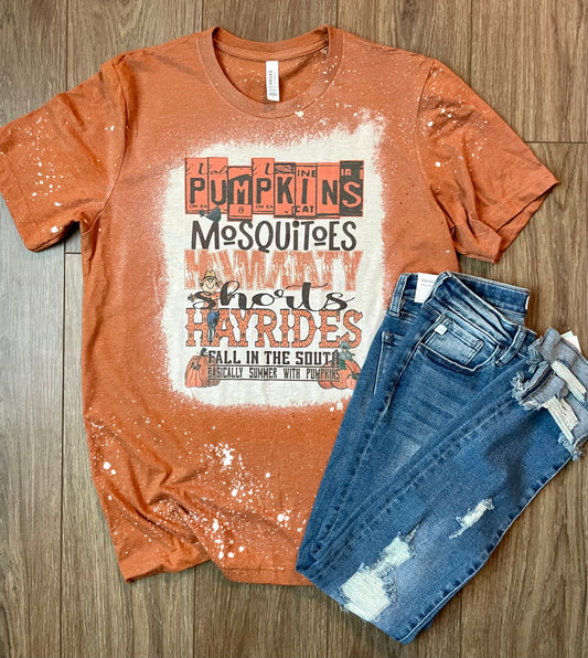 Pumpkins mosquitos humidity
