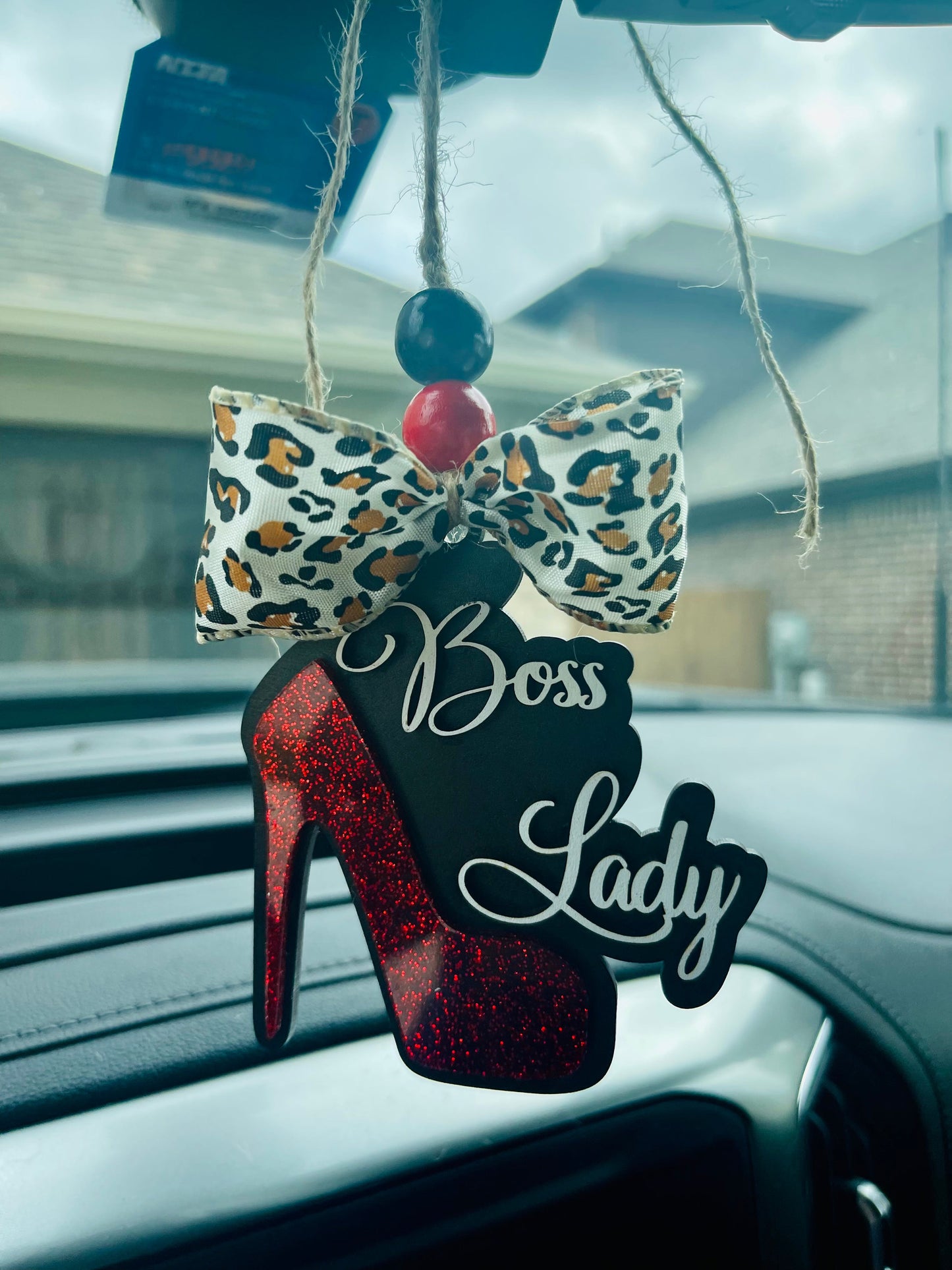 Boss Lady Bag Tag/Car Charm