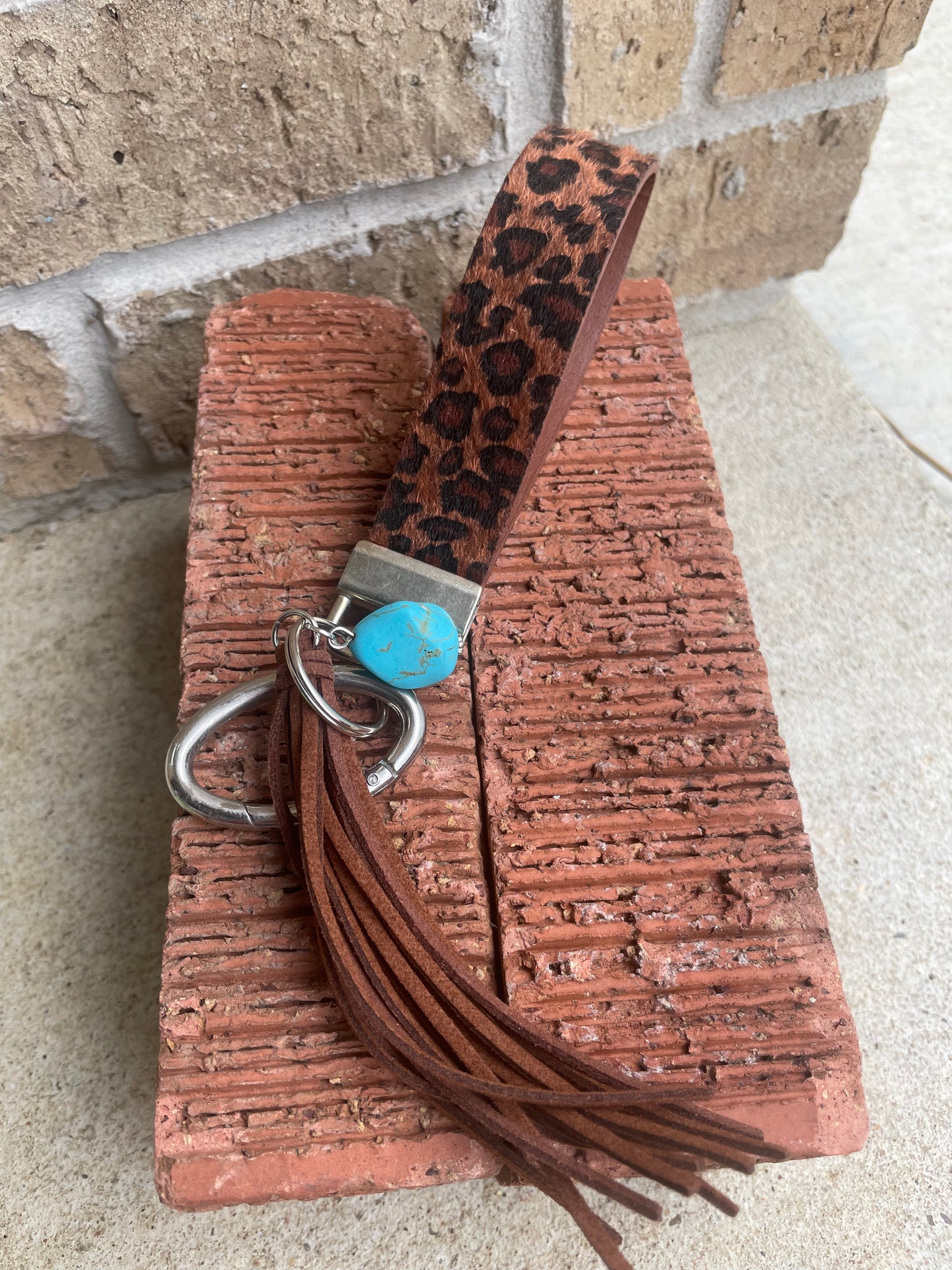 Cheetah Wristlet