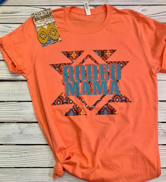Aztec Rodeo Mama- Coral