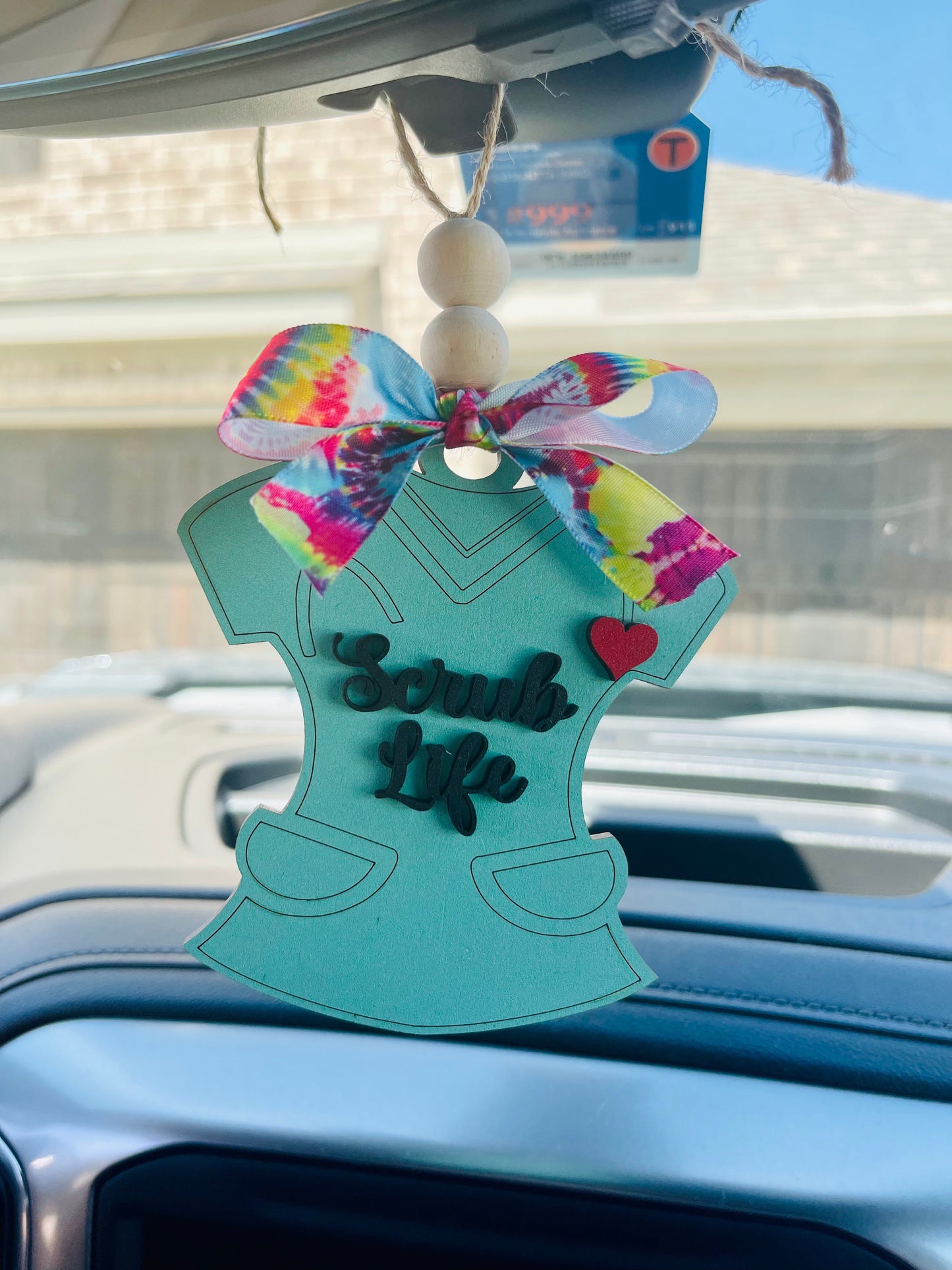 Scrub Life Car Charm/Bag Tag