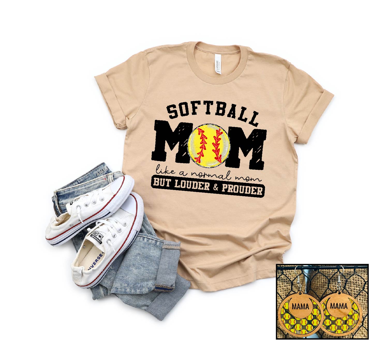 Softball Mom- Louder & Prouder